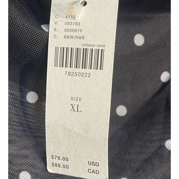 Anthropologie Shirred Mesh Top NWT Size XL - Picture 12 of 16